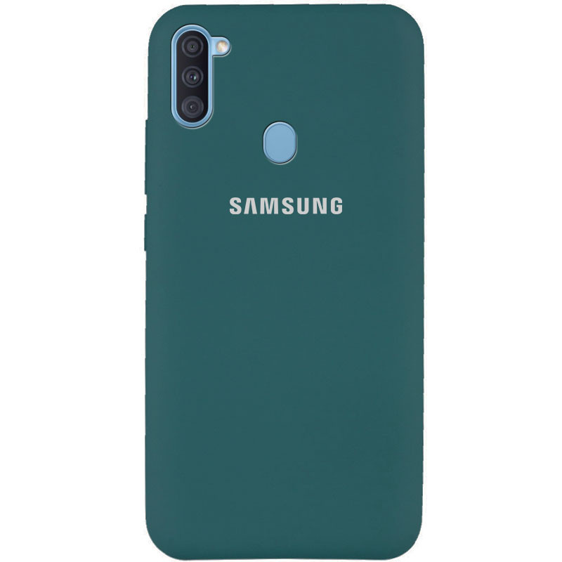 

Чехол Silicone Cover Full Protective (AA) для Samsung Galaxy A11 Зеленый / Pine green (130821)
