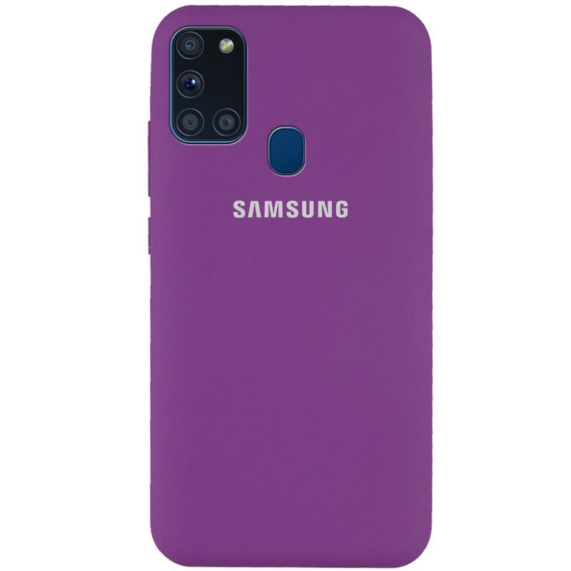 

Чехол Silicone Cover Full Protective (AA) для Samsung Galaxy A21s Фиолетовый / Grape (136824)