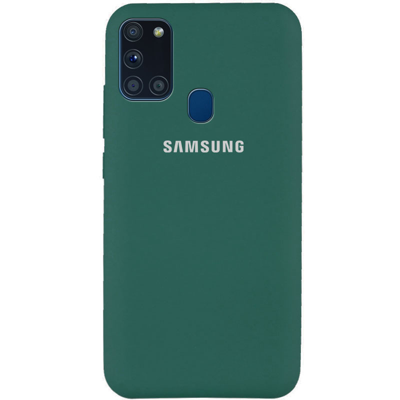 

Чехол Silicone Cover Full Protective (AA) для Samsung Galaxy A21s Зеленый / Pine green (136794)