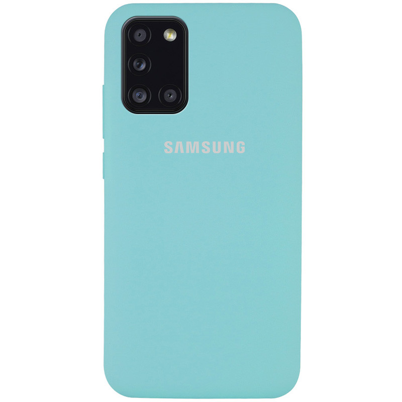

Чохол Silicone Cover Full Protective (AA) для Samsung Galaxy A31 (Бірюзовий / Ice Blue)