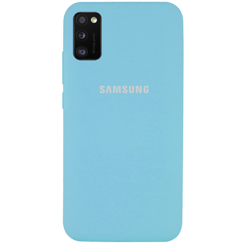 

Чохол Silicone Cover Full Protective (AA) для Samsung Galaxy A41 (Блакитний / Light Blue)