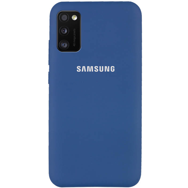 

Чохол Silicone Cover Full Protective (AA) для Samsung Galaxy A41 (Синій / Navy Blue)