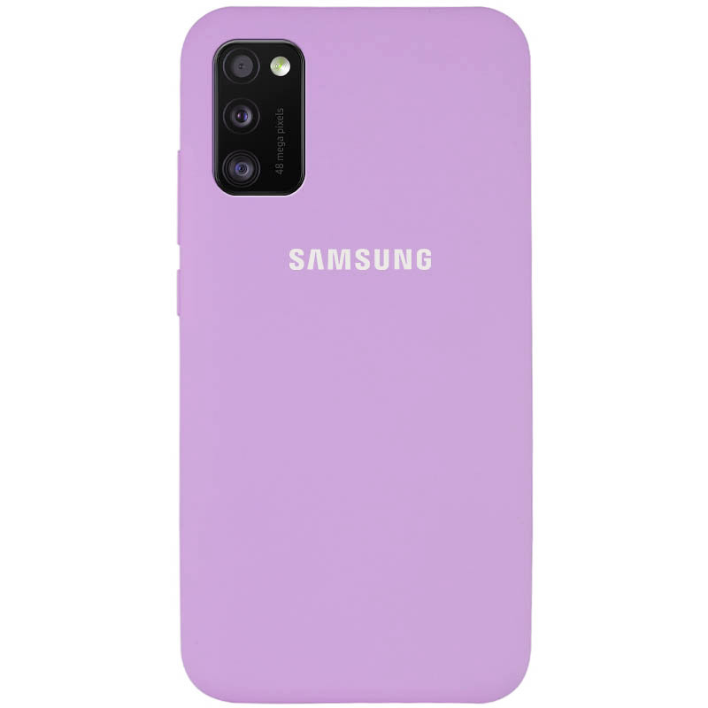 

Чохол Silicone Cover Full Protective (AA) для Samsung Galaxy A41 (Бузковий / Lilac)