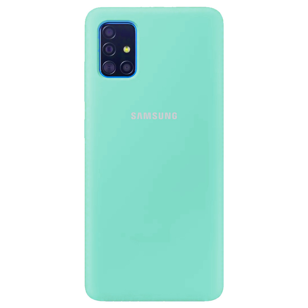 

Чехол Silicone Cover Full Protective (AA) для Samsung Galaxy A51 Бирюзовый / Ocean blue (132083)