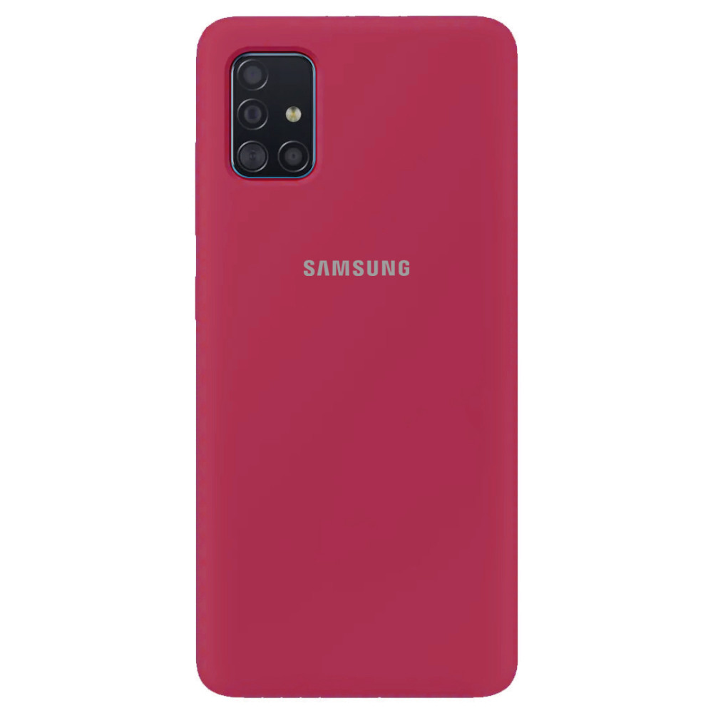 

Чехол Silicone Cover Full Protective (AA) для Samsung Galaxy A51 Красный / Rose Red (136779)