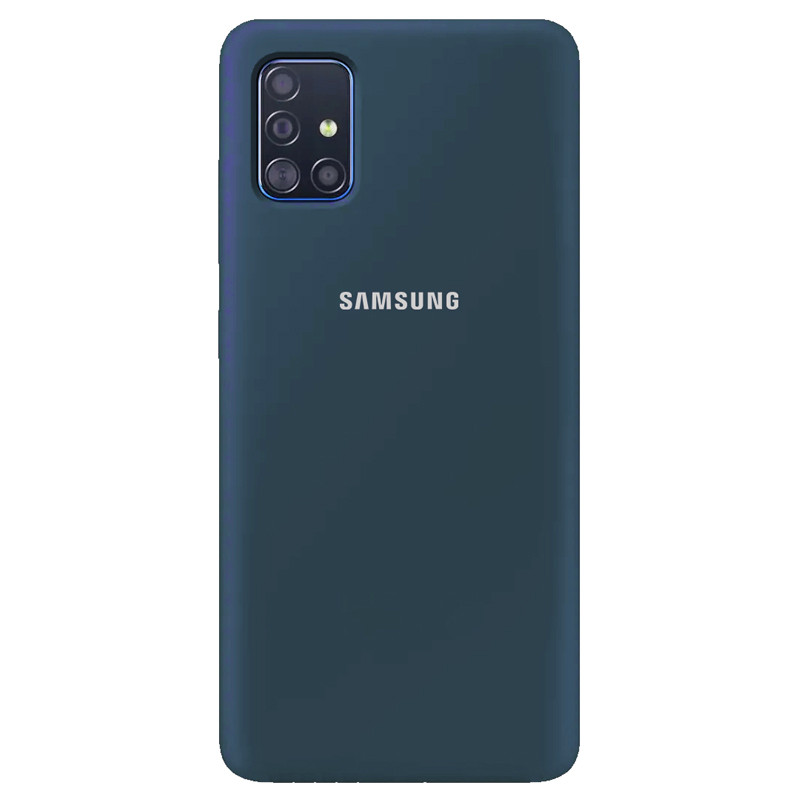 

Чохол Silicone Cover Full Protective (AA) для Samsung Galaxy A51 (Синій / Cosmos blue)