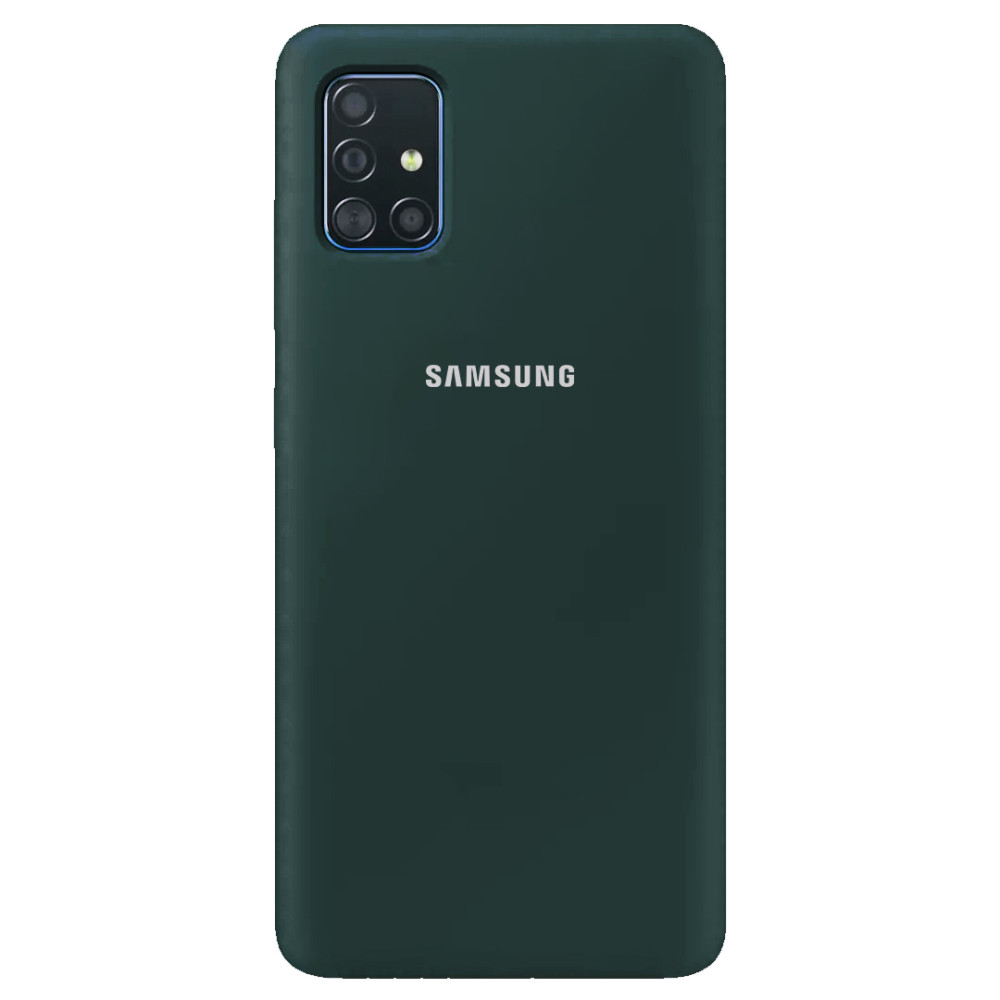 

Чехол Silicone Cover Full Protective (AA) для Samsung Galaxy A51 Зеленый / Pine green (133377)