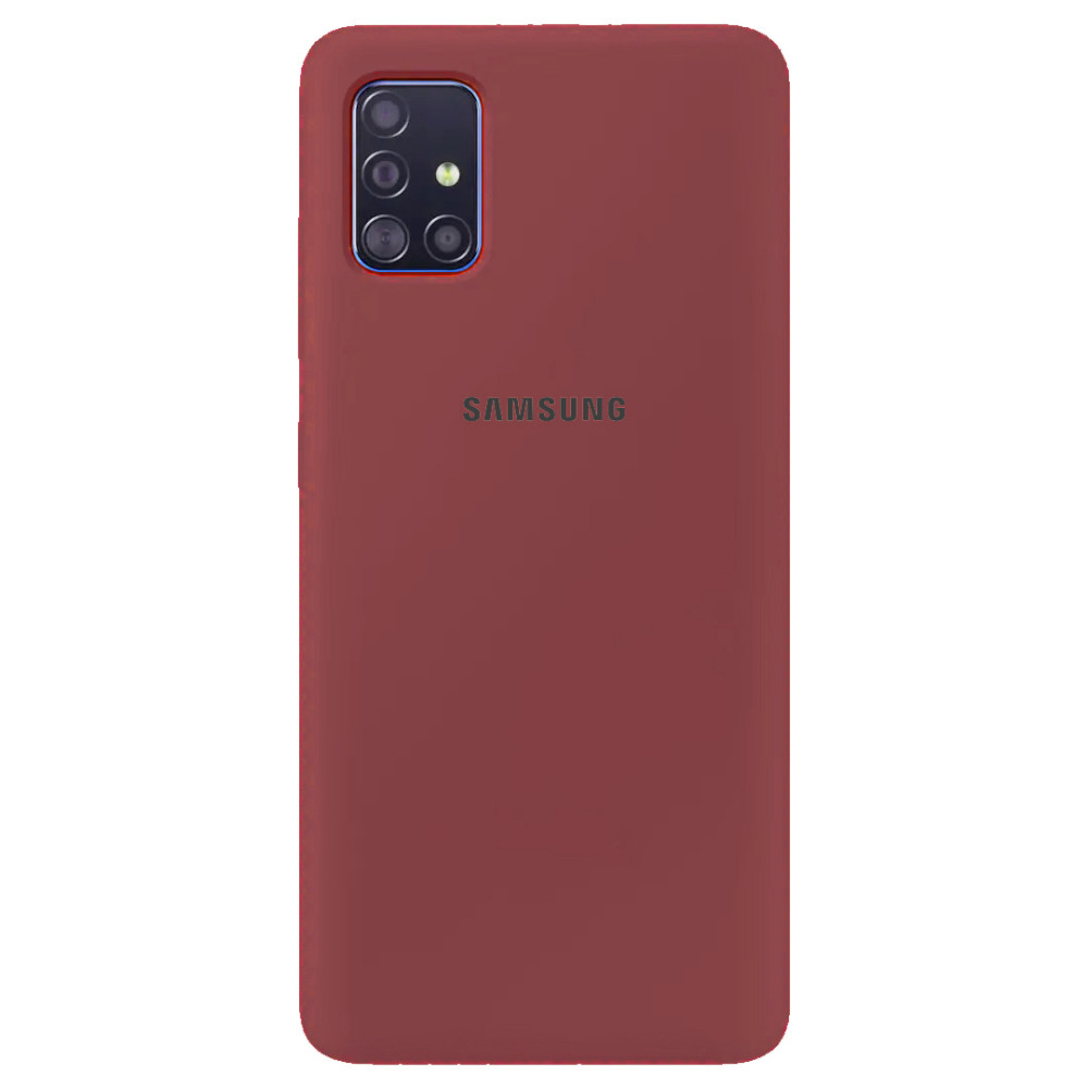 

Чехол Silicone Cover Full Protective (AA) для Samsung Galaxy A71 Красный / Camellia (133380)