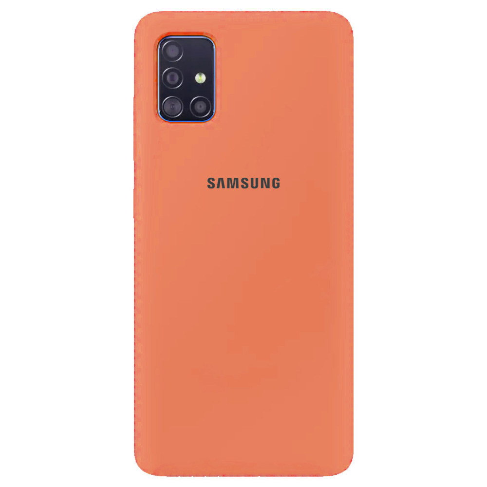 

Чехол Silicone Cover Full Protective (AA) для Samsung Galaxy A71 Оранжевый / Apricot (138814)