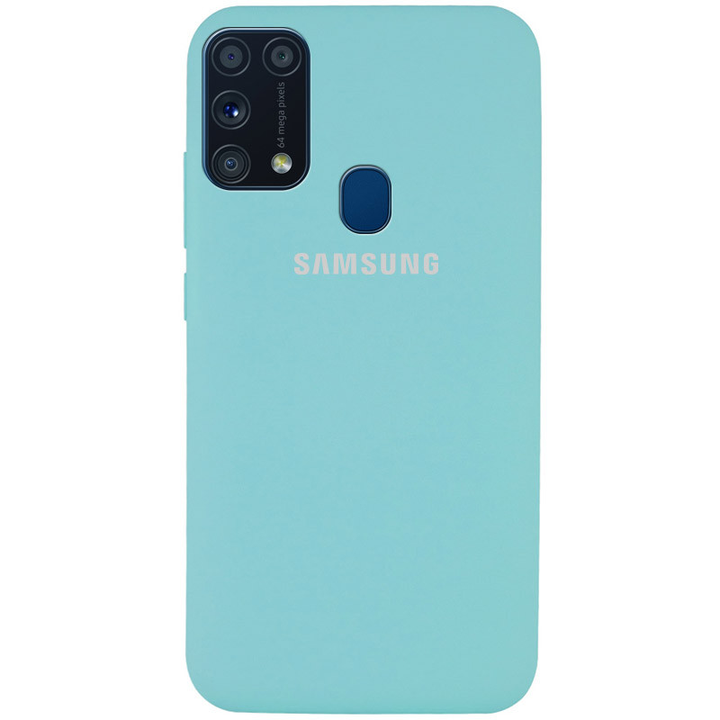 

Чохол Silicone Cover Full Protective (AA) для Samsung Galaxy M31 (Бірюзовий / Ice Blue)