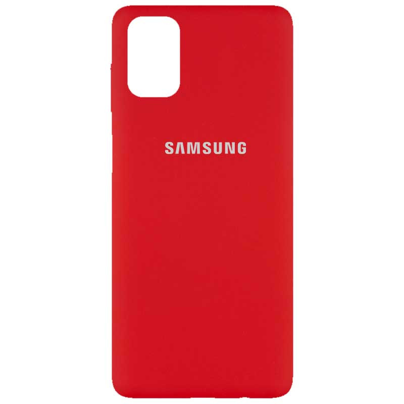 

Чохол Silicone Cover Full Protective (AA) для Samsung Galaxy M51 (Червоний / Dark Red)