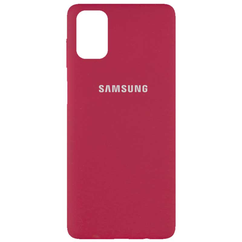 

Чохол Silicone Cover Full Protective (AA) для Samsung Galaxy M51 (Червоний / Rose Red)