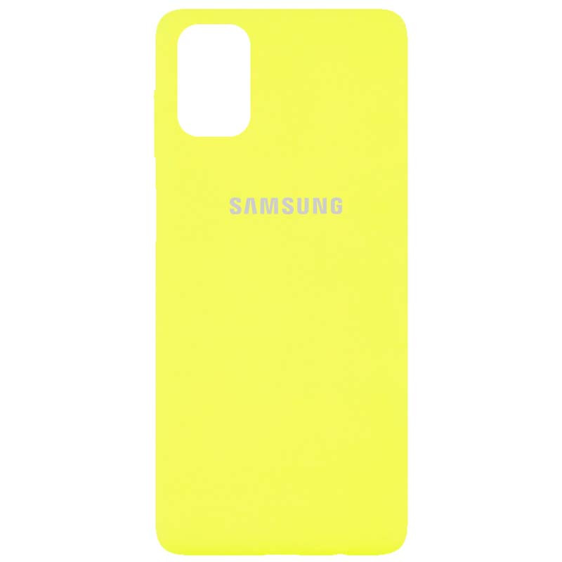 

Чохол Silicone Cover Full Protective (AA) для Samsung Galaxy M51 (Жовтий / Lemon)