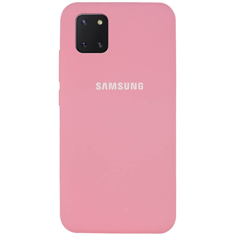 

Чехол Silicone Cover Full Protective (AA) для Samsung Galaxy Note 10 Lite (A81) Розовый / Pink (131227)