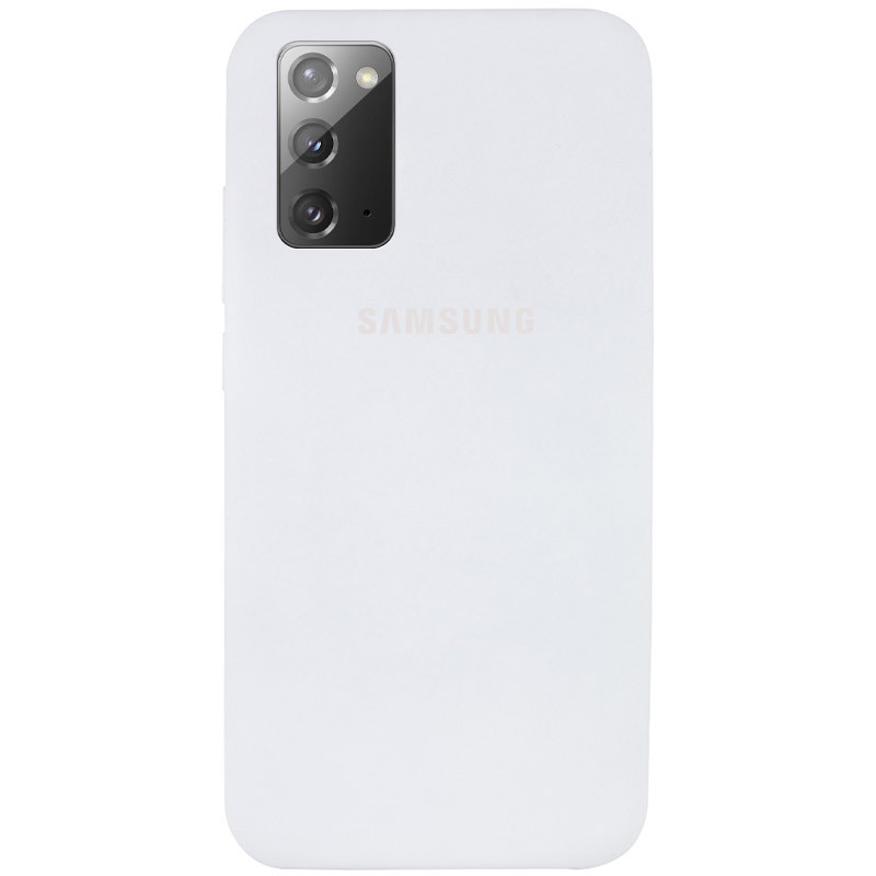 

Чехол Silicone Cover Full Protective (AA) для Samsung Galaxy Note 20 Белый / White (141963)