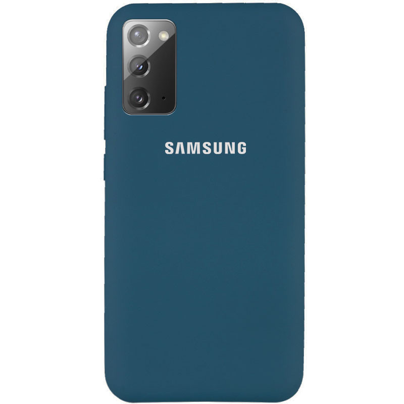

Чехол Silicone Cover Full Protective (AA) для Samsung Galaxy Note 20 Синий / Cosmos blue (141998)