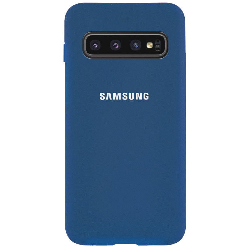 

Чохол Silicone Cover Full Protective (AA) для Samsung Galaxy S10+ (Синій / Navy blue)