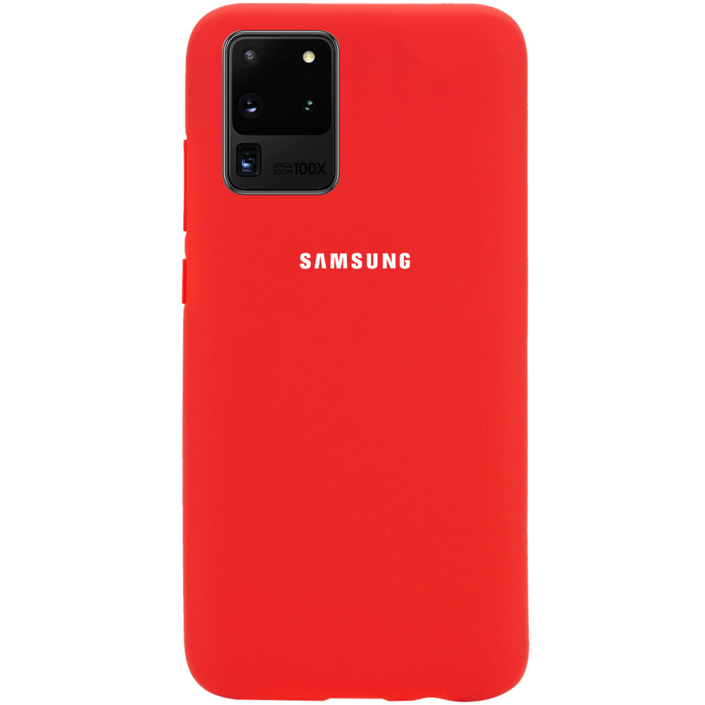 

Чехол Silicone Cover Full Protective (AA) для Samsung Galaxy S20 Ultra Красный / Red (128557)