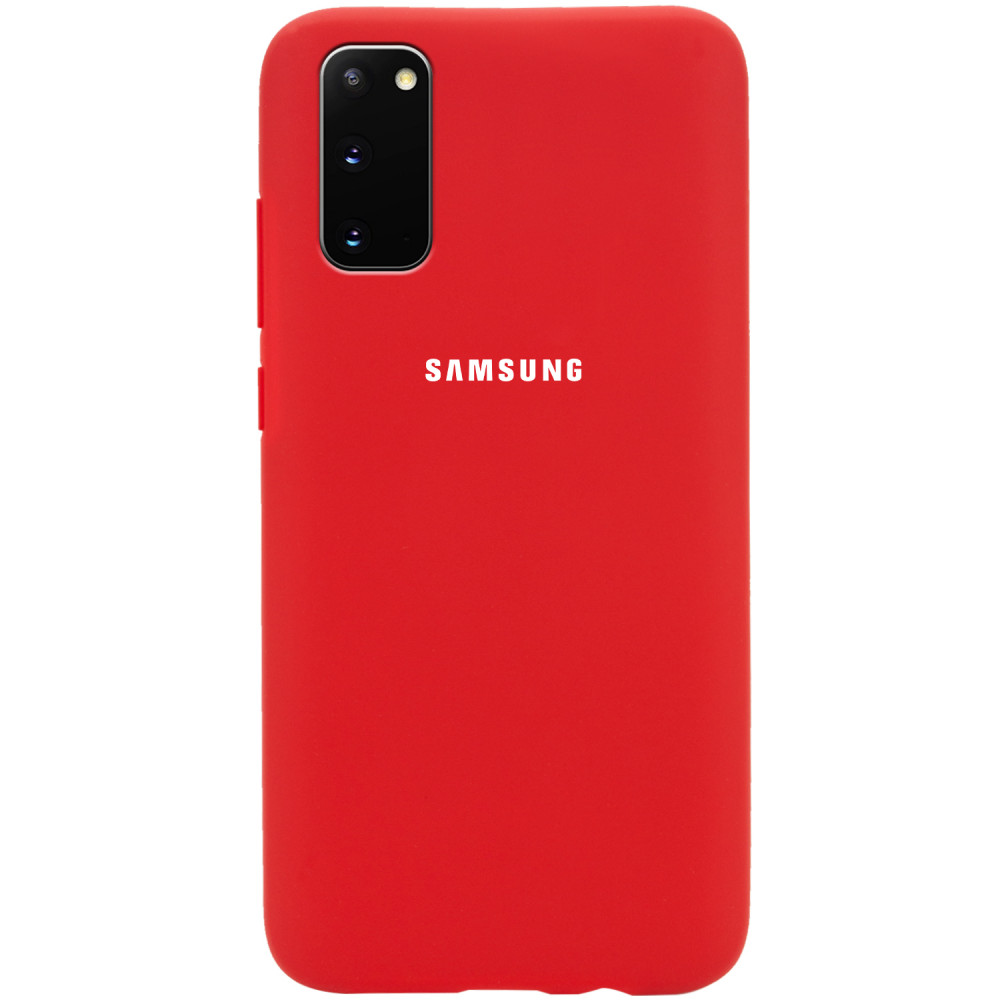 

Чехол Silicone Cover Full Protective (AA) для Samsung Galaxy S20 Красный / Dark Red (128486)