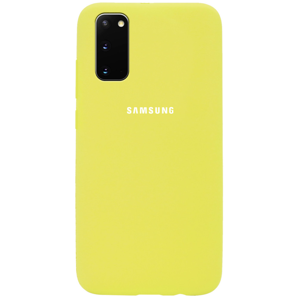 

Чохол Silicone Cover Full Protective (AA) для Samsung Galaxy S20 (Жовтий / Flash)