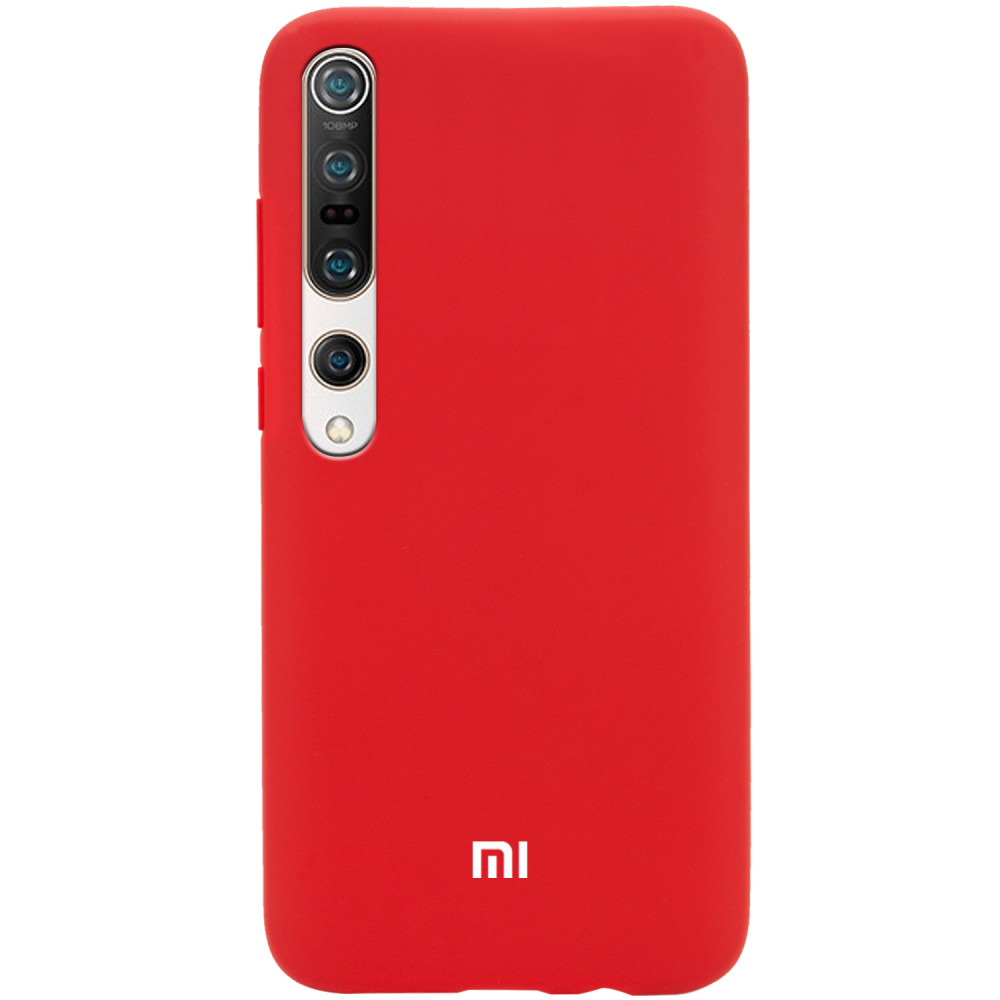 

Чехол Silicone Cover Full Protective (AA) для Xiaomi Mi 10 Красный / Dark Red (128590)