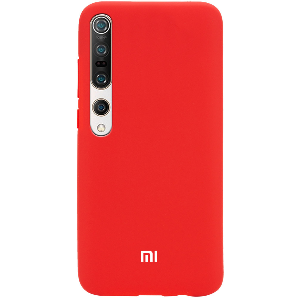 

Чехол Silicone Cover Full Protective (AA) для Xiaomi Mi 10 Красный / Red (128591)