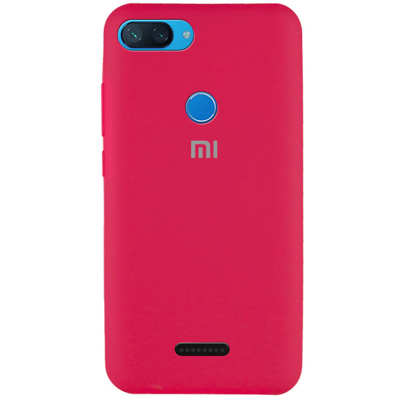 

Чехол Silicone Cover Full Protective (AA) для Xiaomi Redmi 6 Розовый / Hot Pink (129704)