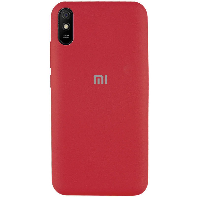 

Чехол Silicone Cover Full Protective (AA) для Xiaomi Redmi 9A Красный / Camellia (143705)