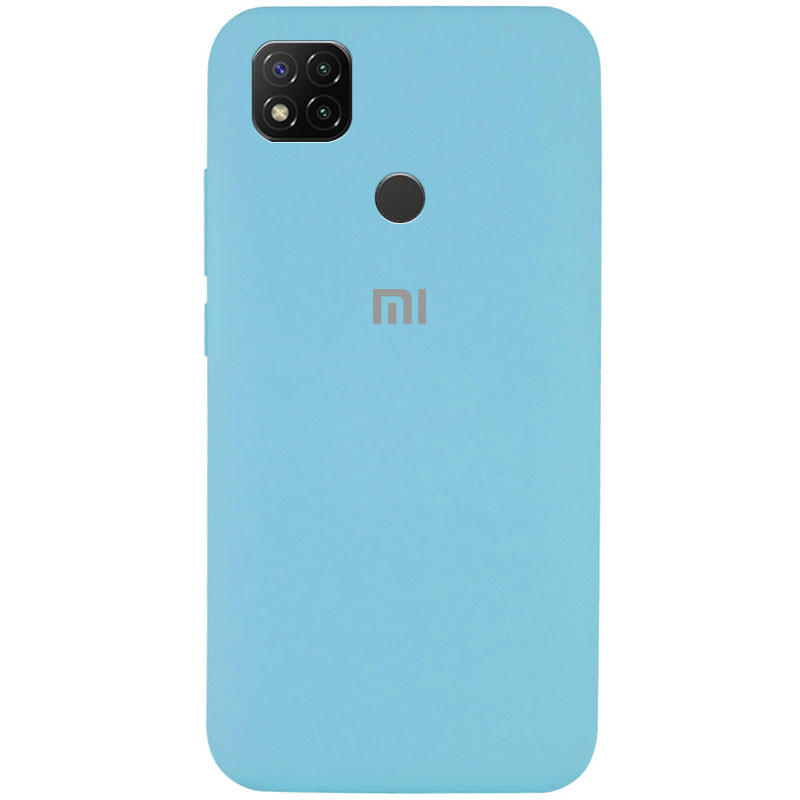 

Чохол Silicone Cover Full Protective (AA) для Xiaomi Redmi 9C (Блакитний / Light Blue)