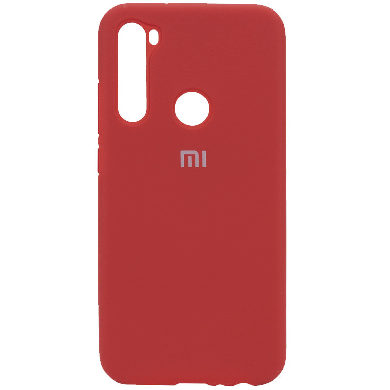

Чехол Silicone Cover Full Protective (AA) для Xiaomi Redmi Note 8 / Note 8 2021 Красный / Camellia (142373)