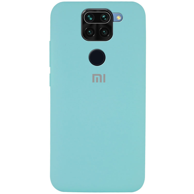 

Чехол Silicone Cover Full Protective (AA) для Xiaomi Redmi Note 9 / Redmi 10X Бирюзовый / Ice Blue (136833)