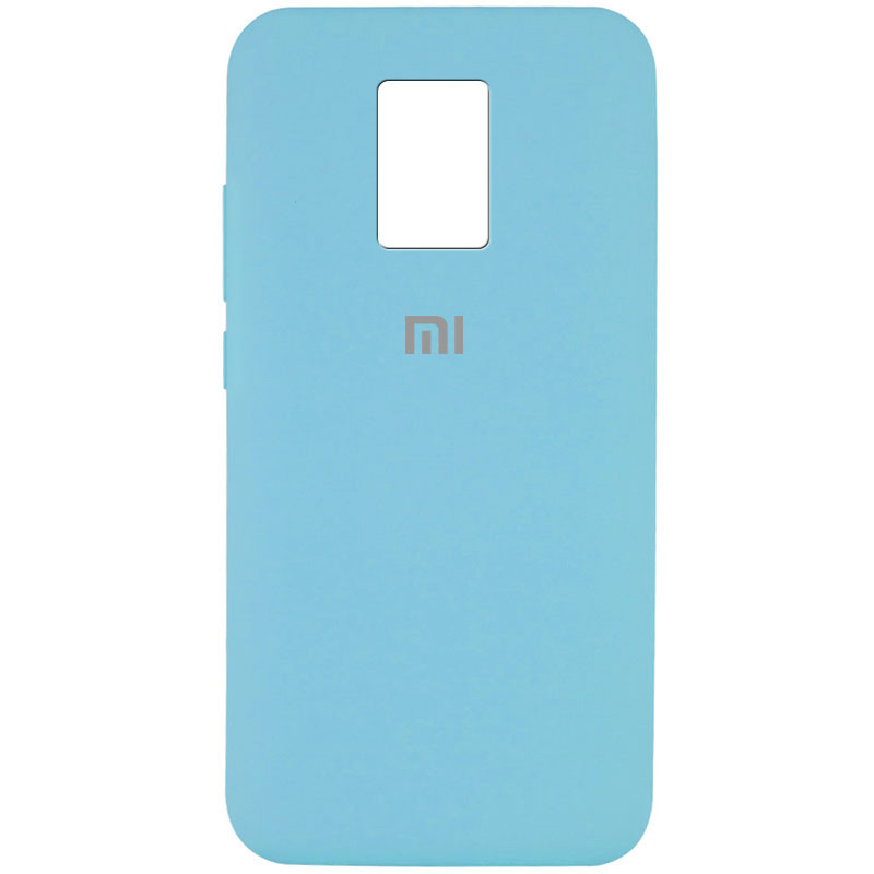 

Чехол Silicone Cover Full Protective (AA) для Xiaomi Redmi Note 9 Pro Max Голубой / Light Blue (130858)