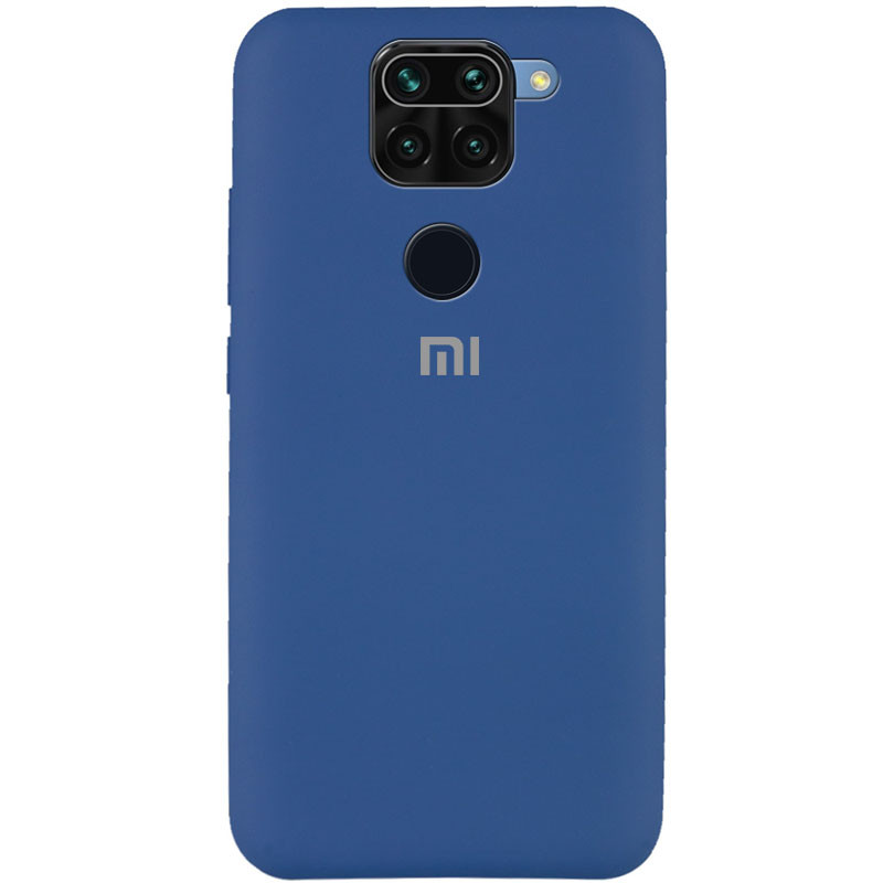 

Чохол Silicone Cover Full Protective (AA) для Xiaomi Redmi Note 9 (Синій / Navy Blue)