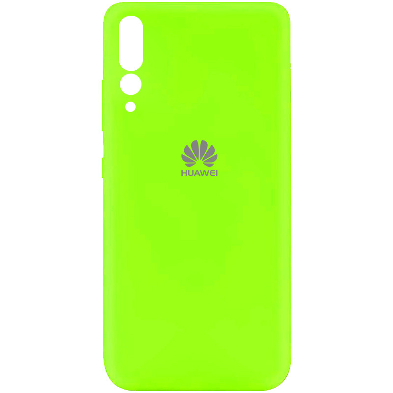 

Чехол Silicone Cover My Color Full Protective (A) для Huawei P20 Pro Салатовый / Neon green (139594)