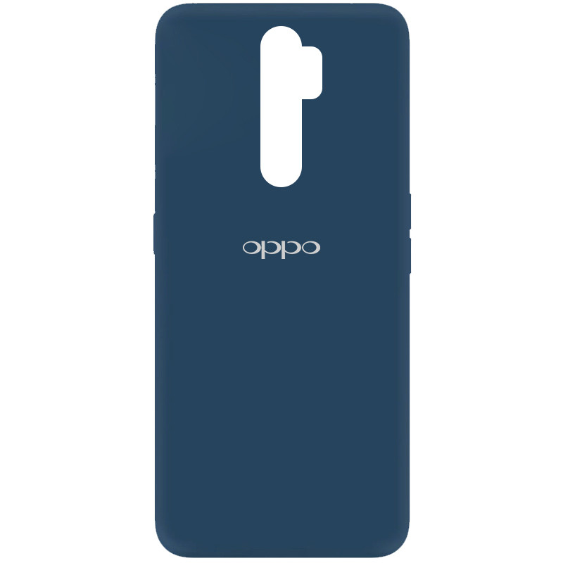 

Чохол Silicone Cover My Color Full Protective (A) для Oppo A5 (2020) (Синій / Navy blue)