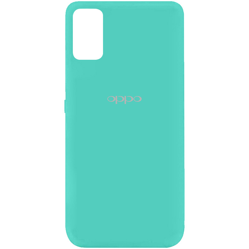 

Чехол Silicone Cover My Color Full Protective (A) для Oppo A92 Бирюзовый / Ocean Blue (141147)