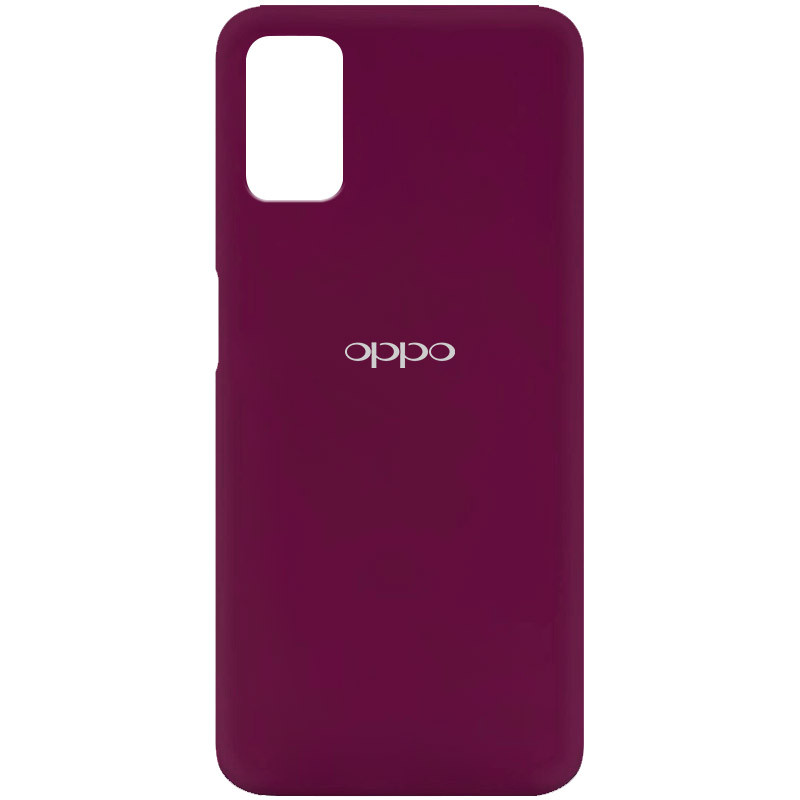 

Чехол Silicone Cover My Color Full Protective (A) для Oppo A92 Бордовый / Marsala (141149)