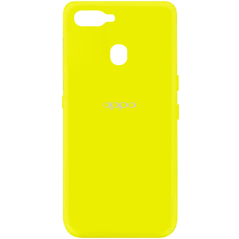 

Чохол Silicone Cover My Color Full Protective (A) для Oppo A12 (Жовтий / Flash)