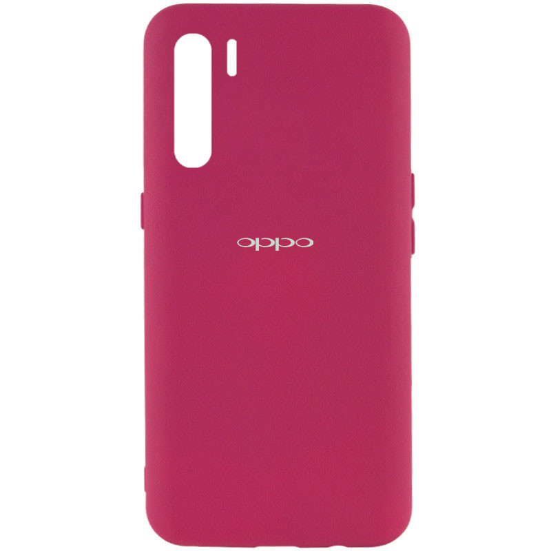

Чехол Silicone Cover My Color Full Protective (A) для Oppo A91 Бордовый / Marsala (138091)