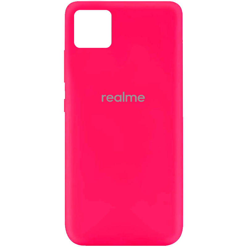 

Чехол Silicone Cover My Color Full Protective (A) для Realme C11 Розовый / Barbie pink (143164)