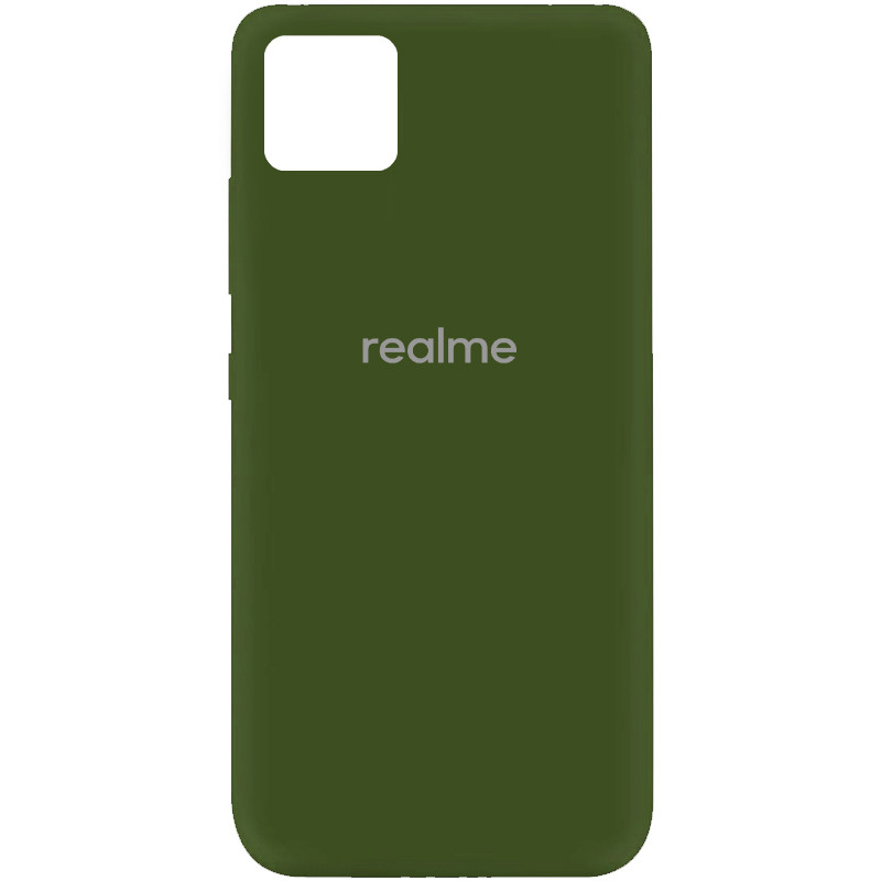 

Чохол Silicone Cover My Color Full Protective (A) для Realme C11 (Зелений / Forest green)