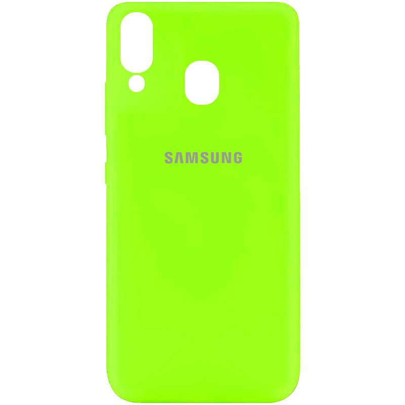 

Чехол Silicone Cover My Color Full Protective (A) для Samsung Galaxy A40 (A405F) Салатовый / Neon green (139474)