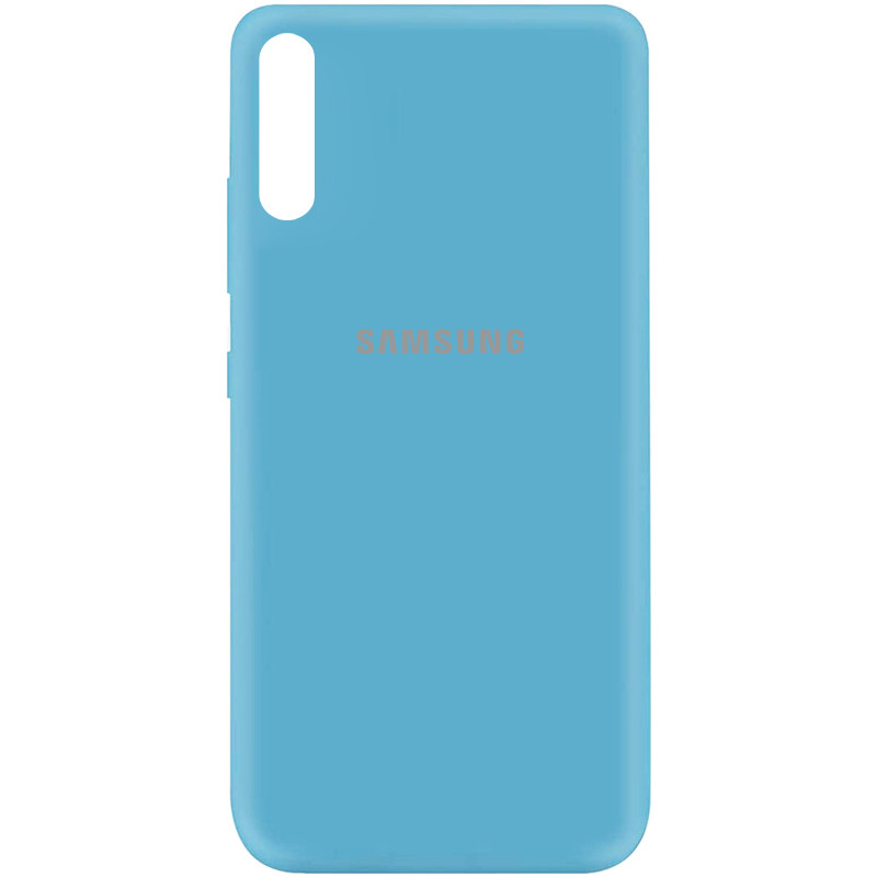 

Чехол Silicone Cover My Color Full Protective (A) для Samsung Galaxy A70 (A705F) Голубой / Light Blue (139338)