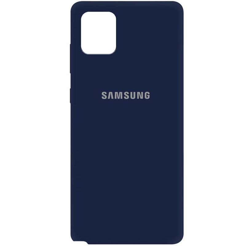 

Чохол Silicone Cover My Color Full Protective (A) для Samsung Galaxy Note 10 Lite (A81) (Синій / Midnight blue)