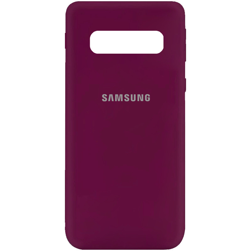 

Чехол Silicone Cover My Color Full Protective (A) для Samsung Galaxy S10 Бордовый / Marsala (139307)