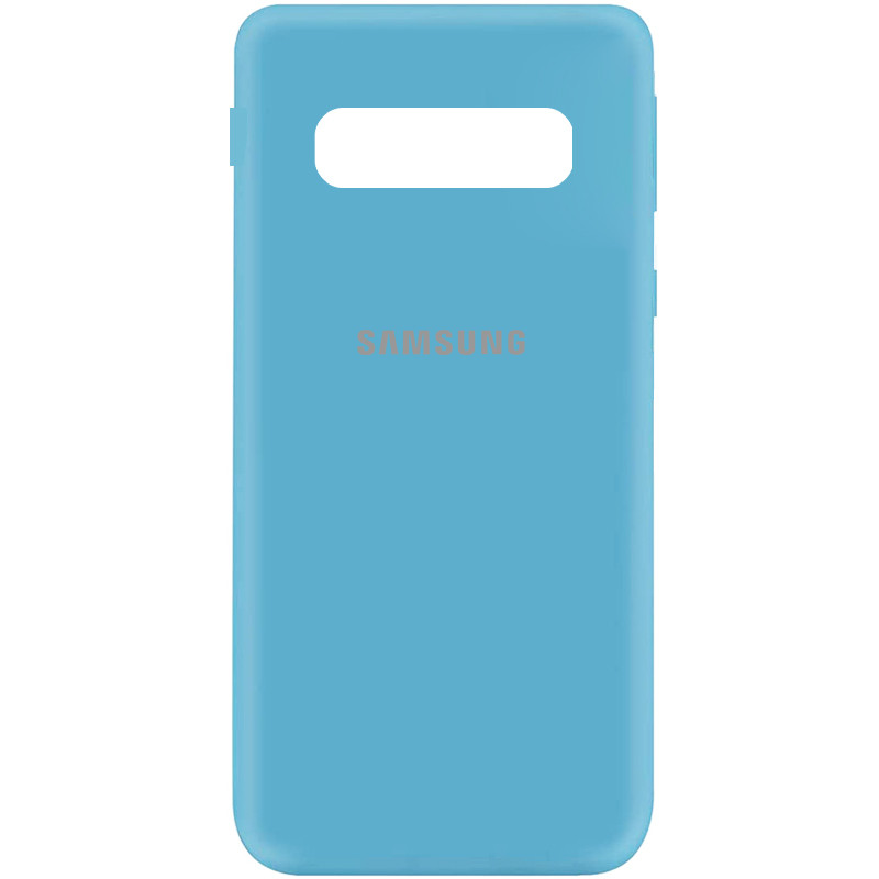 

Чехол Silicone Cover My Color Full Protective (A) для Samsung Galaxy S10 Голубой / Light Blue (139308)