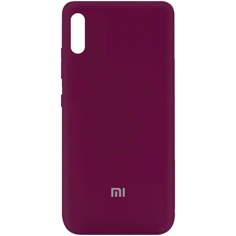 

Чохол Silicone Cover My Color Full Protective (A) для Xiaomi Redmi 9A (Бордовий / Marsala)