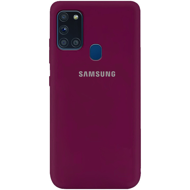 

Чехол Silicone Cover My Color Full Protective (A) для Samsung Galaxy A21s Бордовый / Marsala (137244)