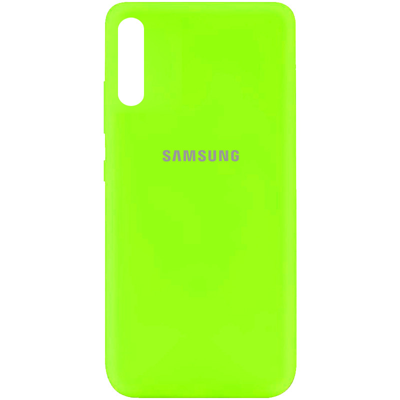 

Чехол Silicone Cover My Color Full Protective (A) для Samsung Galaxy A50 (A505F) / A50s / A30s Салатовый / Neon green (137381)