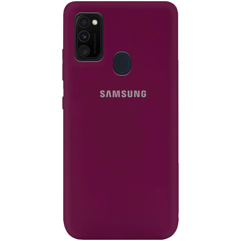 

Чехол Silicone Cover My Color Full Protective (A) для Samsung Galaxy M30s / M21 Бордовый / Marsala (137334)